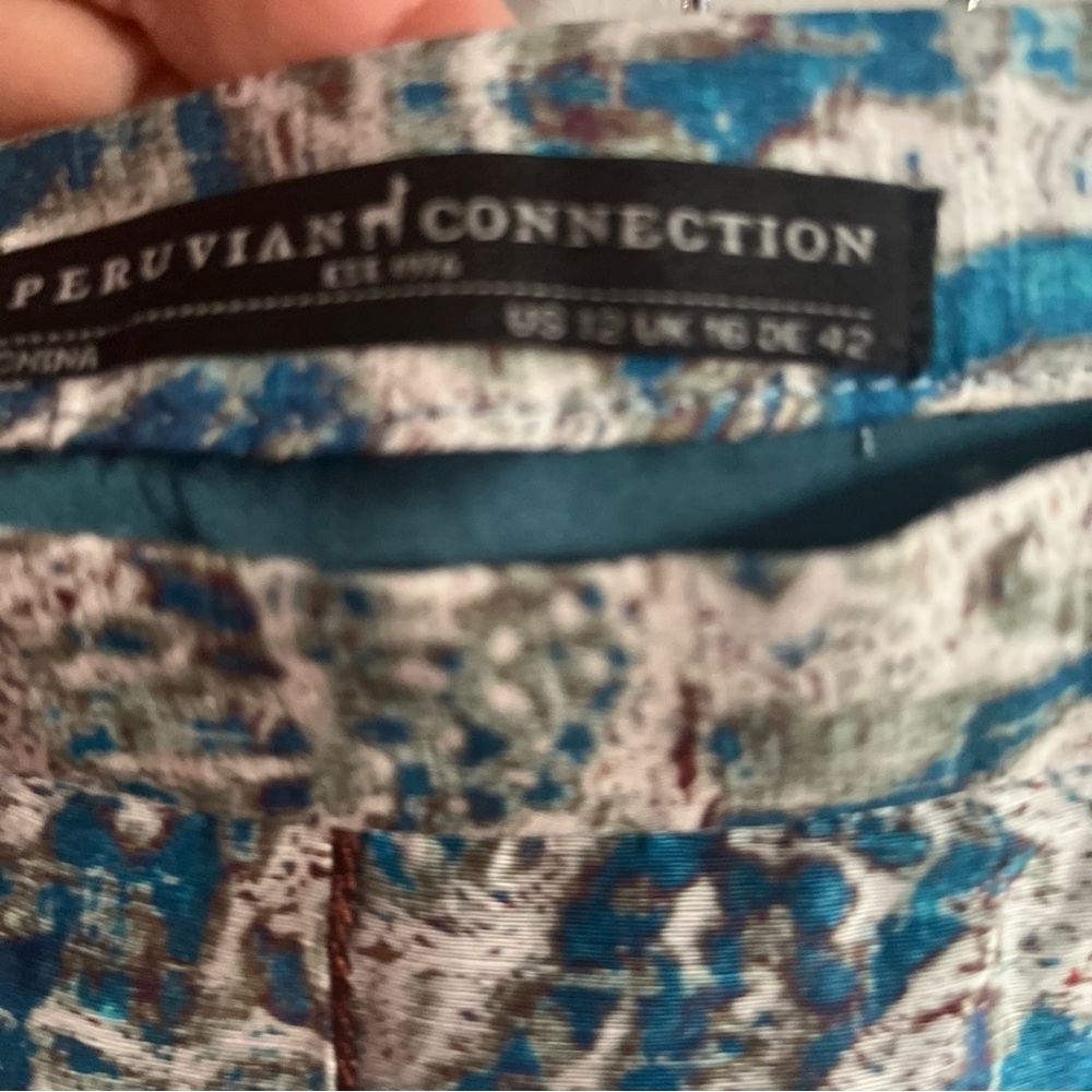 Peruvian Connection skirt. Preowned very good condition. Knee length. - Picture 4 of 5